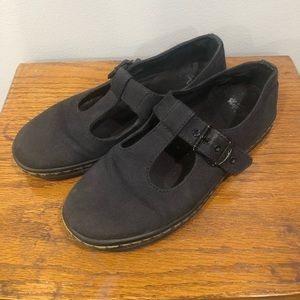 Dr martens woolwich canvas Mary Janes